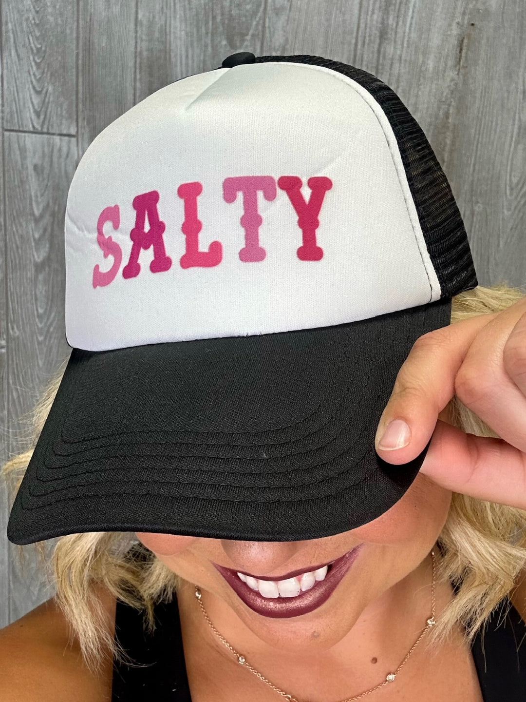 Salty trucker hat online