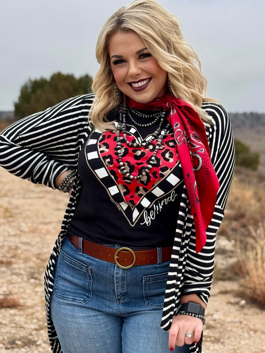 Be Kind Leopard Heart Sweatshirt – Texas True Threads