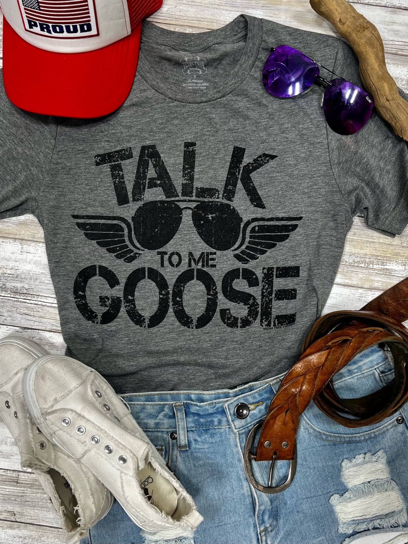 Birdawg Boutique Talk to Me Goose T-Shirt 2XL / Oatmeal Triblend Tee